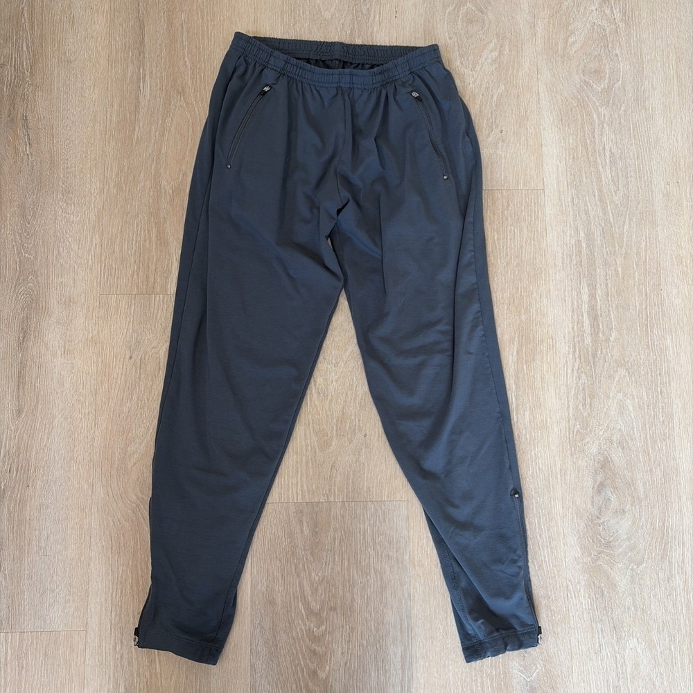 Title Nine Women's Performance Jogger Pants Gray Small Petite Made in‎ USA